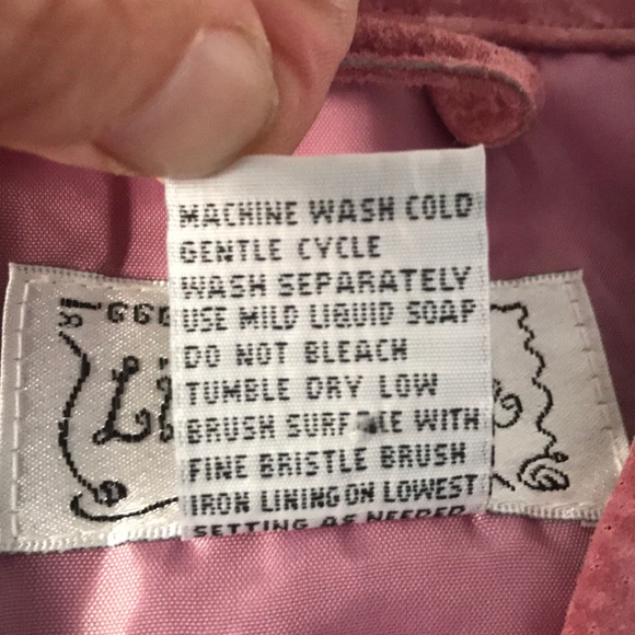 New vintage dusty pink suede leather jacket - Picture 12 of 12